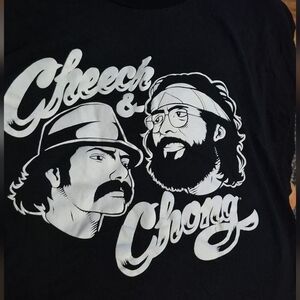 Cheech & Chong Black Graphic Long Sleeve T-Shirt